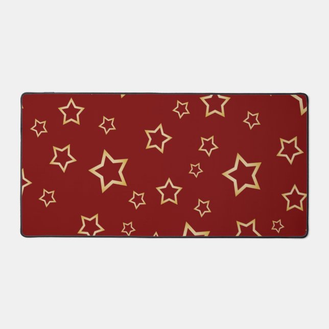 Stars pattern desk mat (Front)