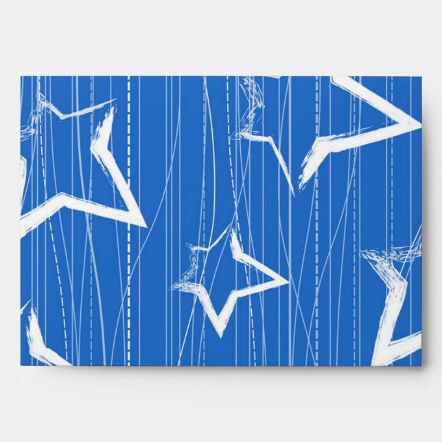 Stars pattern envelope (Front)