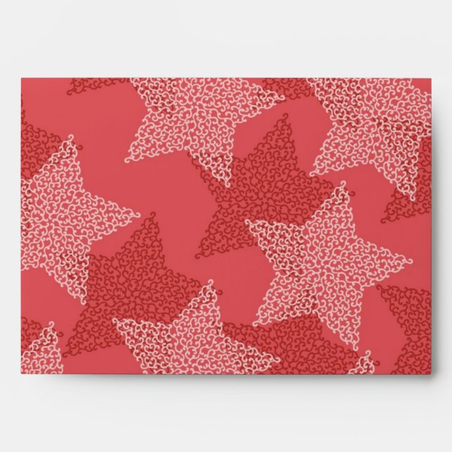 Stars pattern envelope (Front)