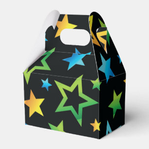 Stars pattern favor boxes