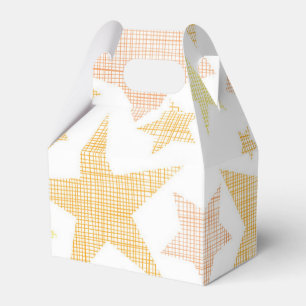 Stars pattern favor boxes