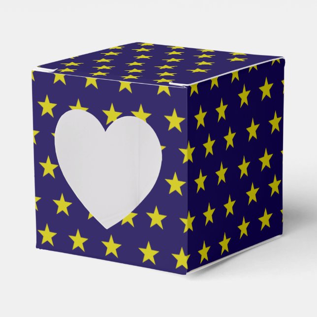 stars pattern favor boxes (Front Side)
