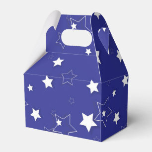 Stars pattern favor boxes