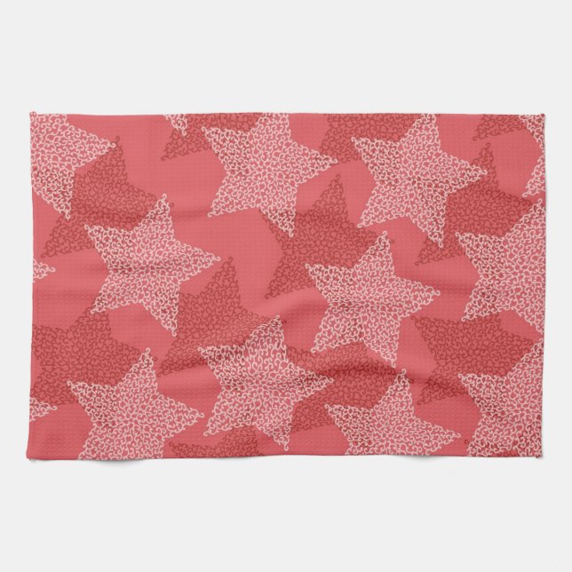 Stars pattern kitchen towel (Horizontal)