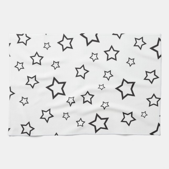 Stars pattern kitchen towel (Horizontal)