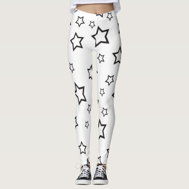Stars pattern leggings (Front)