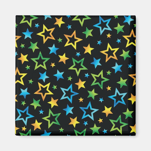 Stars pattern magnet (Front)