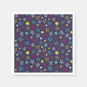 Stars pattern napkins