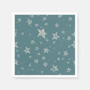 Stars pattern napkins