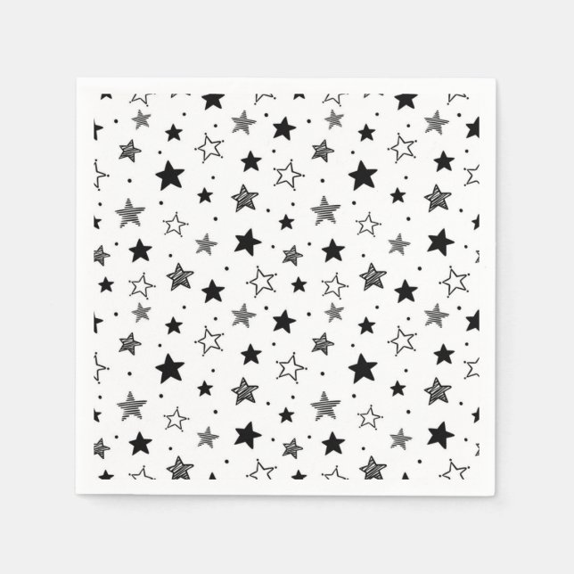Stars pattern napkins (Front)