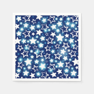 Stars pattern napkins