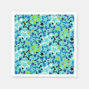 Stars pattern napkins