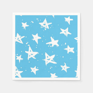 Stars pattern napkins
