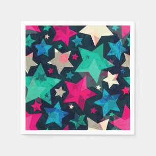 Stars pattern napkins