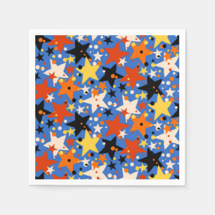 Stars pattern napkins