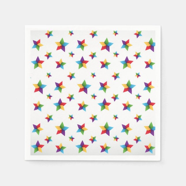 Stars pattern napkins (Front)