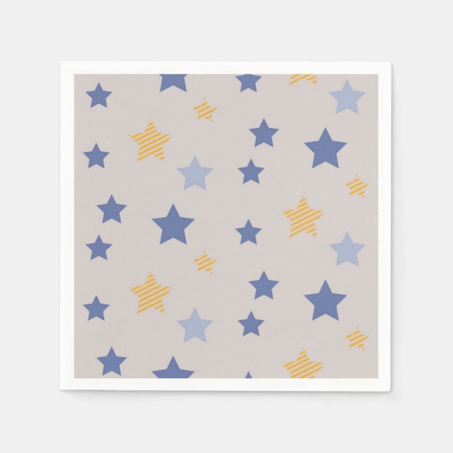 Stars pattern napkins (Front)