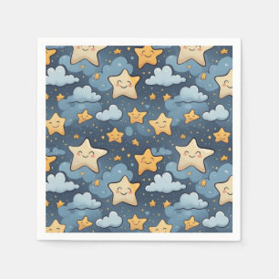 Stars pattern napkins