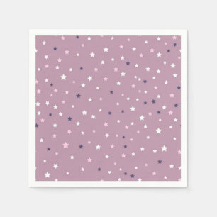 Stars pattern napkins