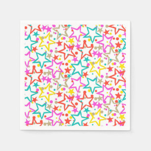 Stars pattern napkins