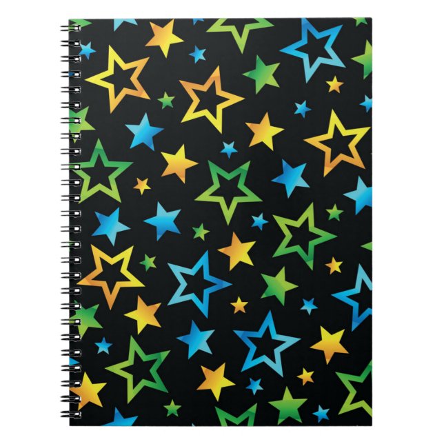 Stars pattern notebook (Front)