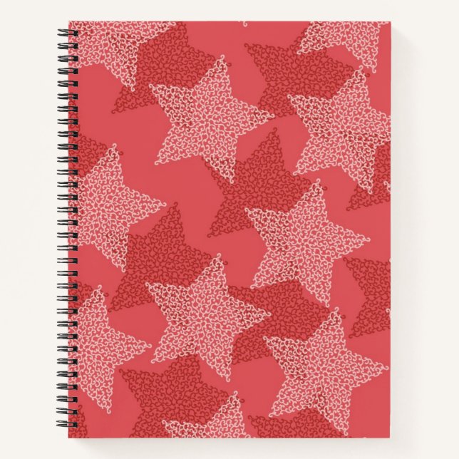 Stars pattern notebook (Front)