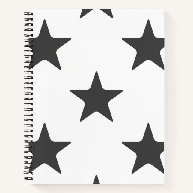 Stars pattern notebook (Front)