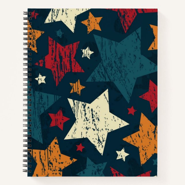 Stars pattern notebook (Front)