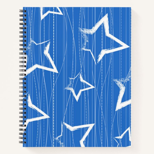 Stars pattern notebook (Front)