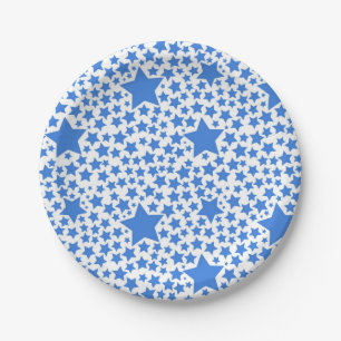 Stars pattern paper plates