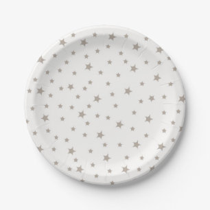 Stars pattern paper plates