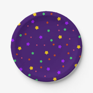 Stars pattern paper plates