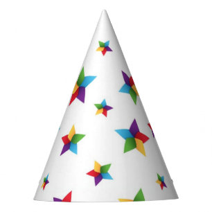 Stars pattern party hat