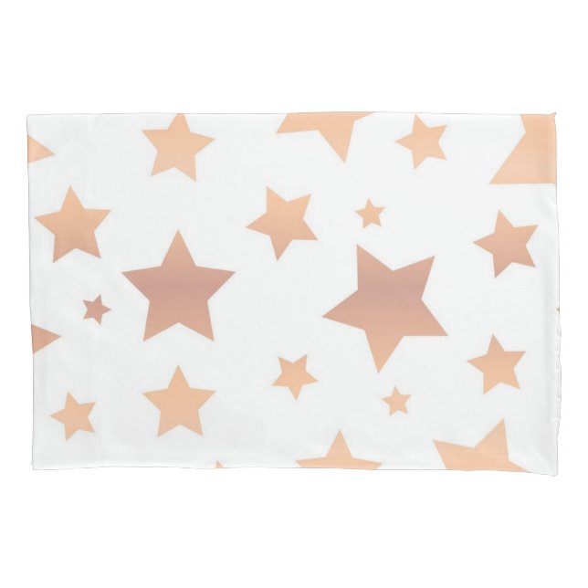 Stars pattern pillow case (Front)