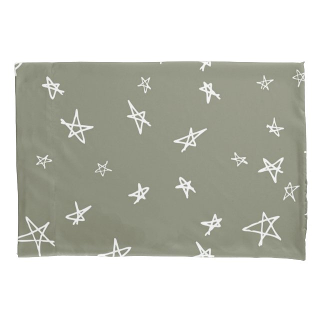 Stars pattern pillow case (Front)
