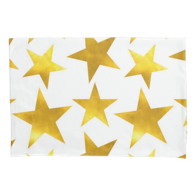 Stars pattern pillow case (Front)