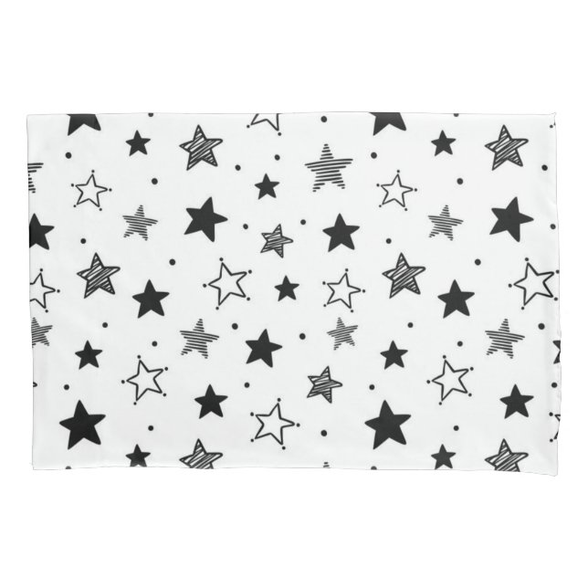 Stars pattern pillow case (Front)