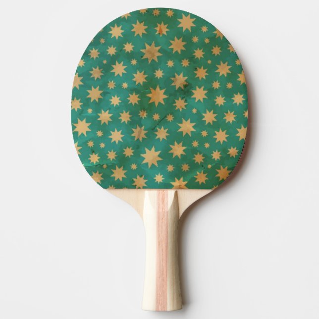 Stars pattern Ping-Pong paddle (Front)
