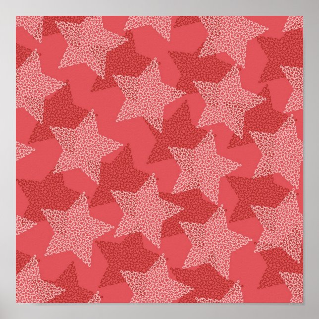 Stars pattern poster (Front)