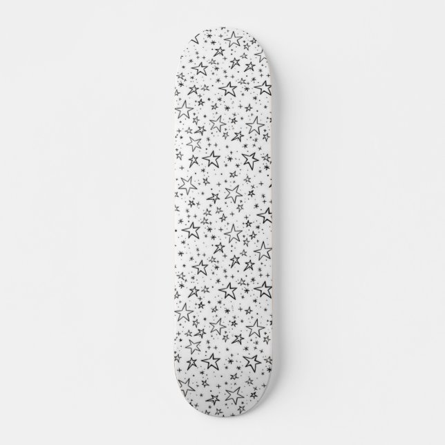 Stars pattern skateboard (Front)