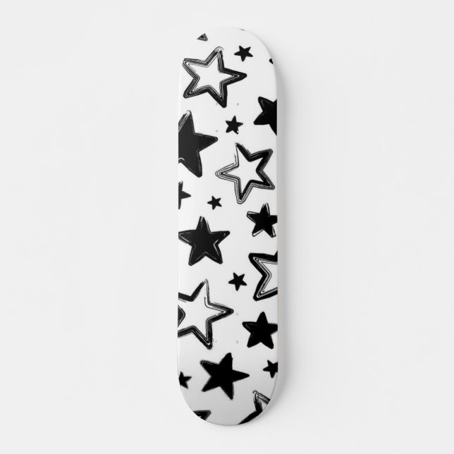 Stars pattern skateboard (Front)