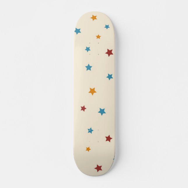Stars pattern skateboard (Front)