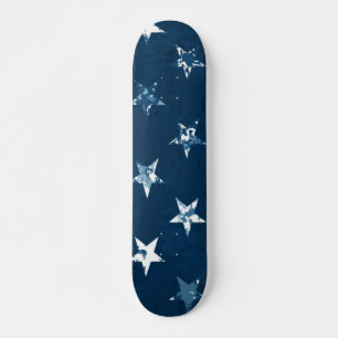 Stars pattern skateboard