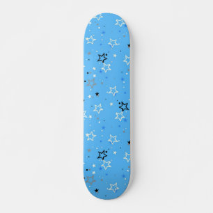 Stars pattern skateboard
