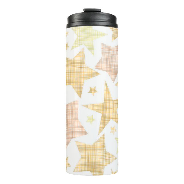 Stars pattern thermal tumbler (Front)