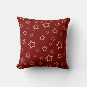 Stars pattern throw pillow