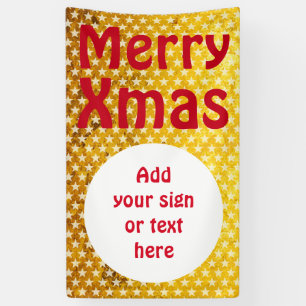 Stars Pattern transparent & Button white Banner