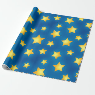 Stars pattern wrapping paper