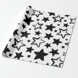 Stars pattern wrapping paper
