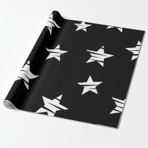 Stars pattern wrapping paper